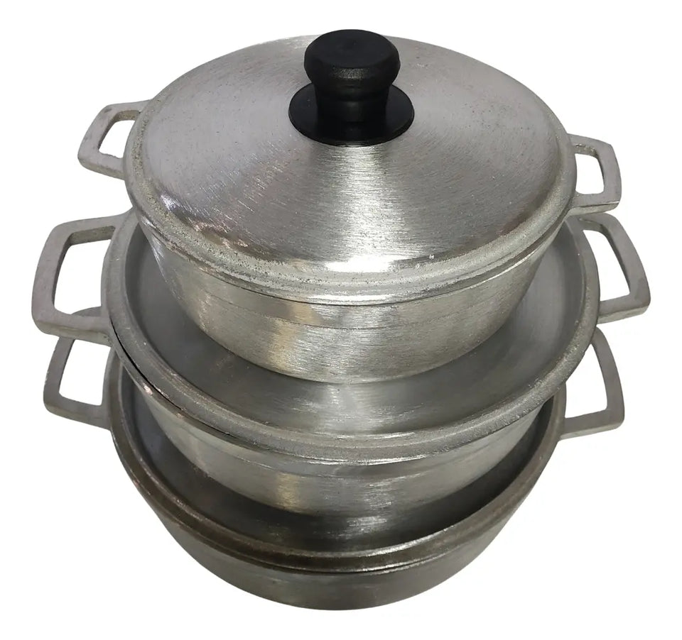 Combo de Calderos en Aluminio de Alta Calidad