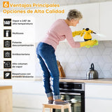 Limpiador a Vapor Portátil 1000W Multiusos de Alta Presión