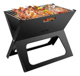 Parrilla Portátil Plegable de Carbón Premium en Acero Inoxidable