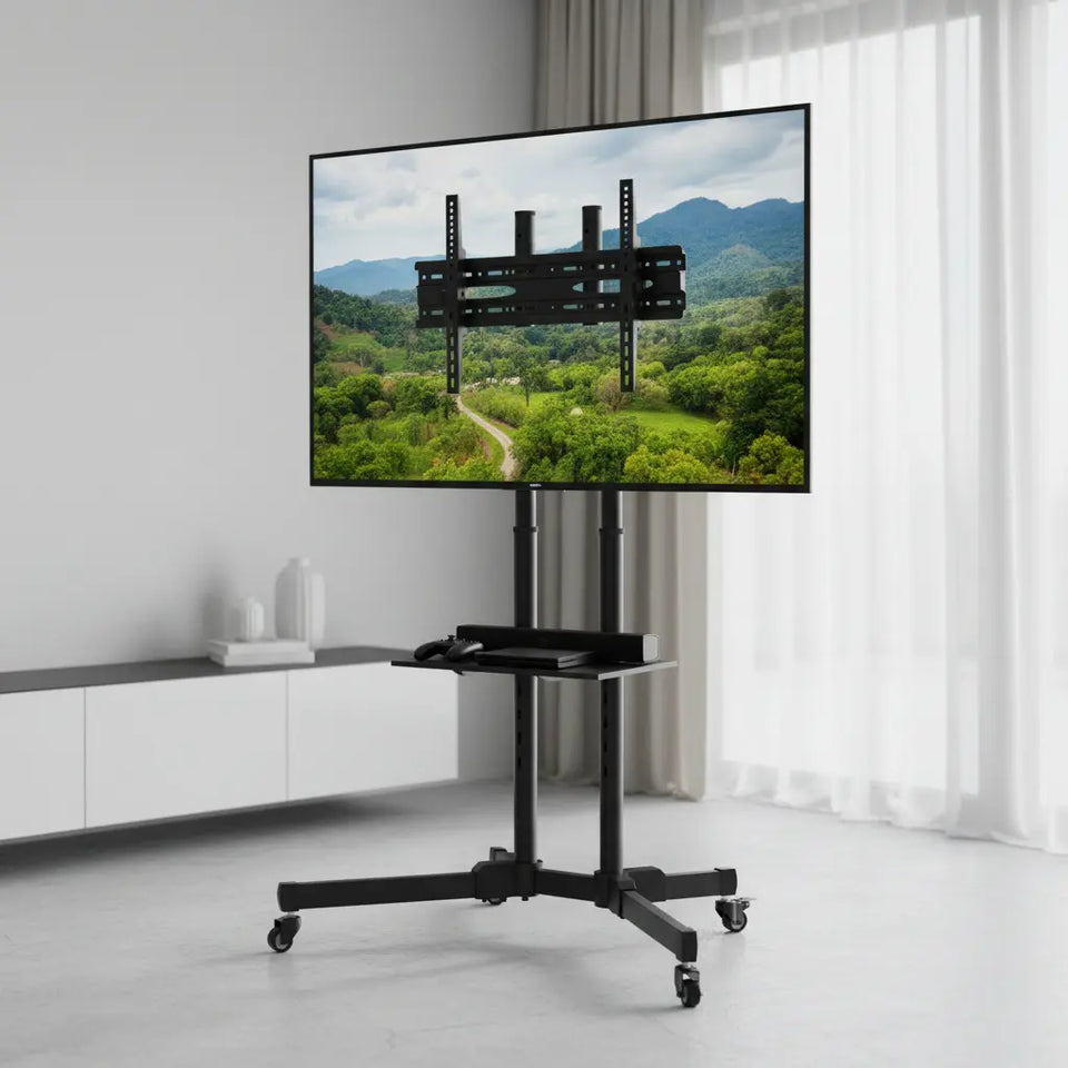 Soporte TV Rodante Pedestal Móvil 32 a 70 Pulgadas
