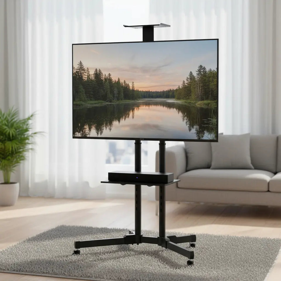 Soporte TV Rodante Pedestal Móvil 32 a 70 Pulgadas