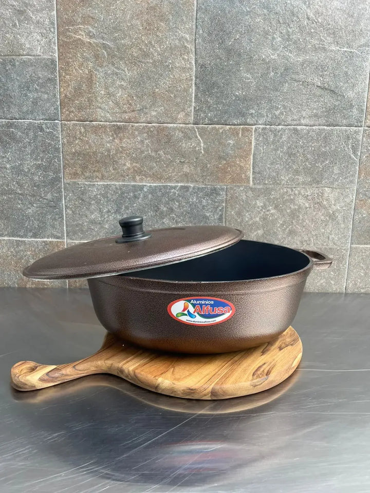 Juego de Calderos de Aluminio Fundido Alfusa