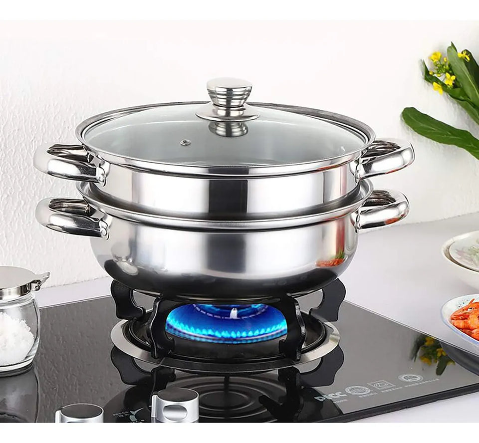 OLLA VAPORERA ACERO INOXIDABLE