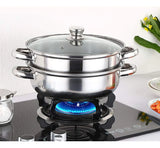 OLLA VAPORERA ACERO INOXIDABLE