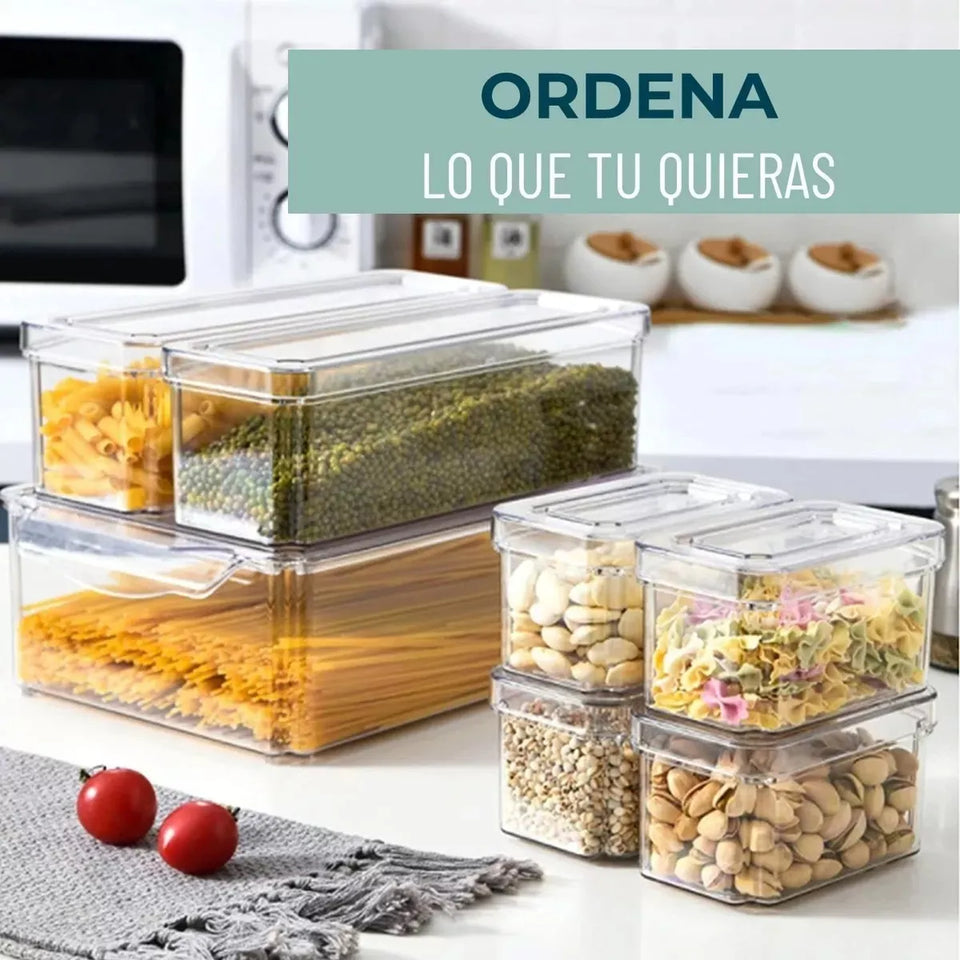 SET CONTENEDORES COCINA X 7 UNIDADES