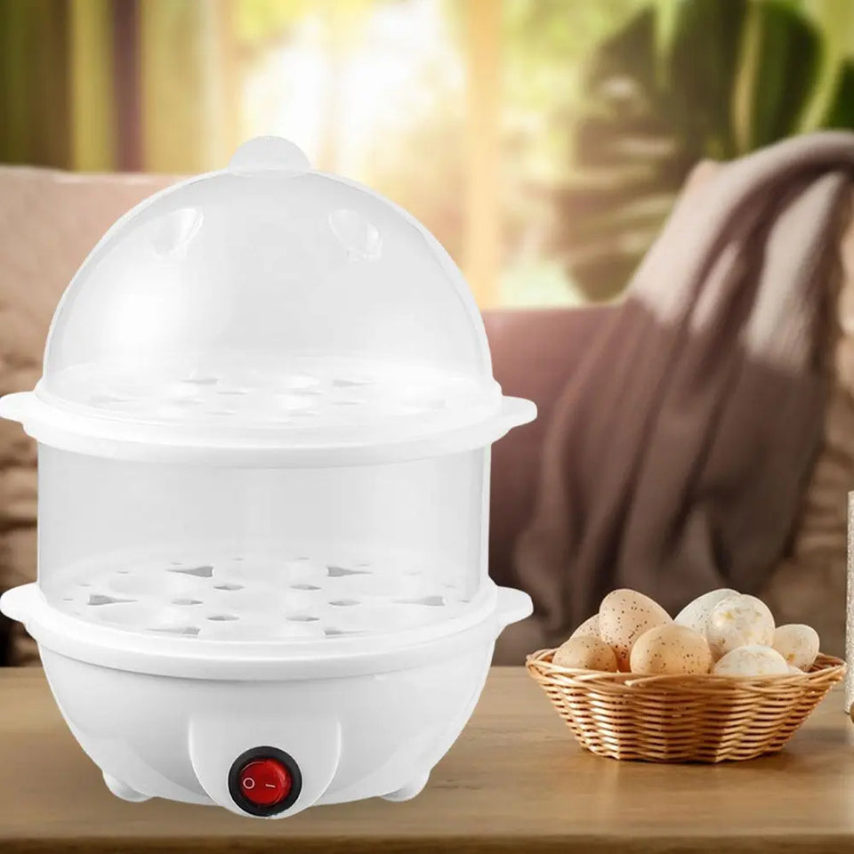 Hervidor Eléctrico de Huevos 2 Niveles para 14 Huevos