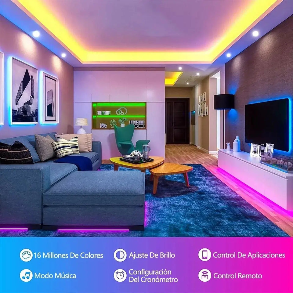 Cinta LED RGB Inteligente 10 Metros