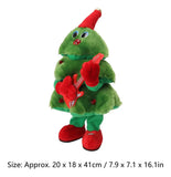 Árbol de Navidad de Peluche que Canta, Baila, Se Ilumina y Repite tu Voz