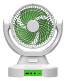 Ventilador Solar Recargable de 9 Pulgadas