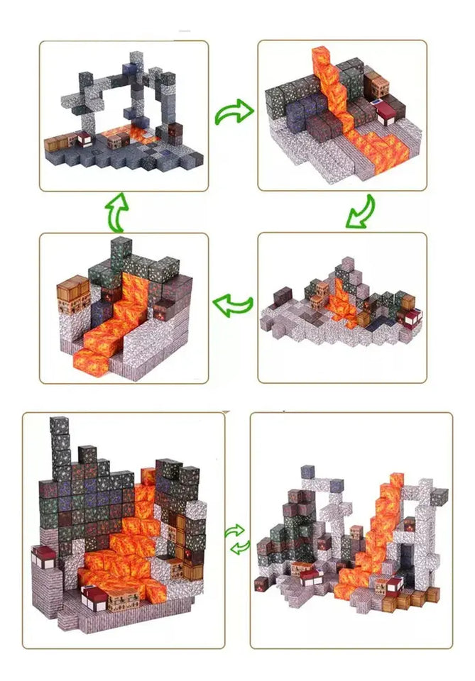 Bloques Magnéticos de Construcción – Set de 50 Piezas