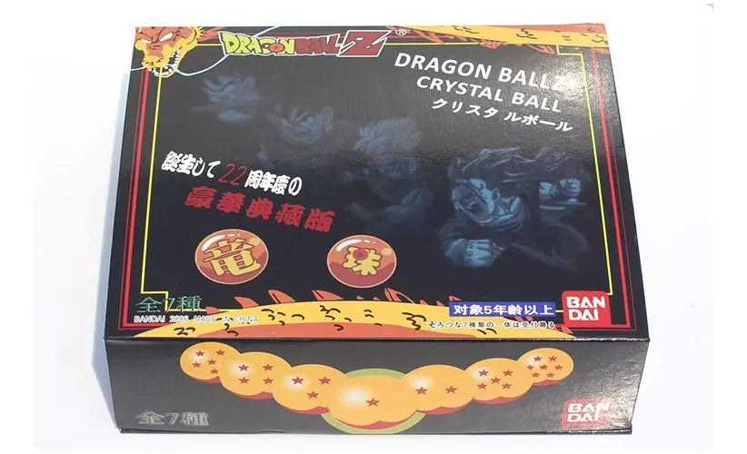 Set de 7 Esferas del Dragón Dragon Ball Z de Cristal con Estuche Premium