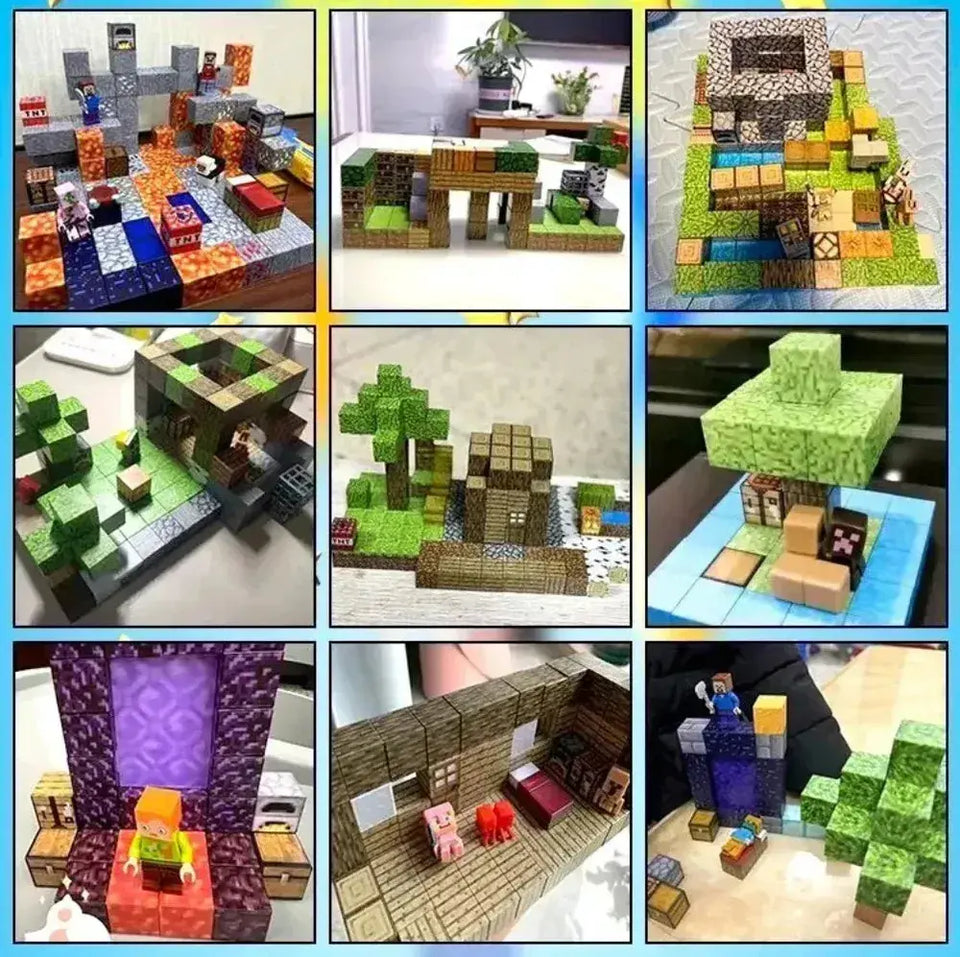 Bloques Magnéticos de Construcción – Set de 50 Piezas