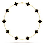 Set Collar y Pulsera Trébol de Cuatro Hojas