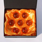 Set de 7 Esferas del Dragón Dragon Ball Z de Cristal con Estuche Premium