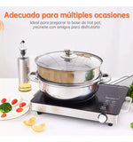 OLLA VAPORERA ACERO INOXIDABLE