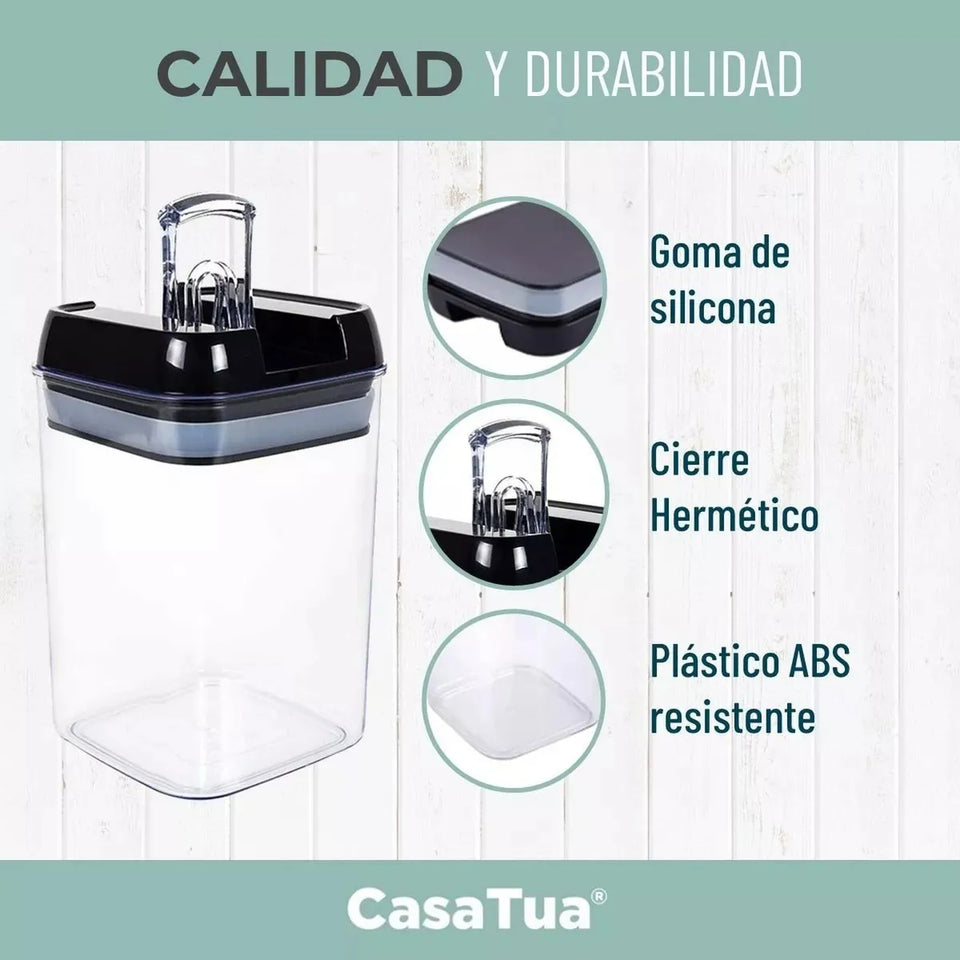 RECIPIENTES ORGANIZADORES PARA GRANOS Y CEREALES – SET X5