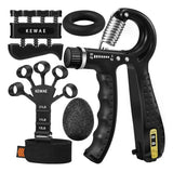 Kit de Entrenamiento para Fuerza de Agarre de Mano y Antebrazo 5 Piezas