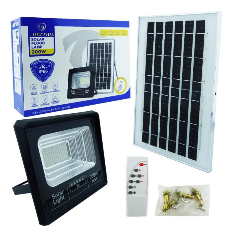 Panel Solar 200W con Luz LED