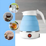 Tetera Eléctrica Plegable Portátil de Viaje 600 ml
