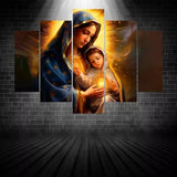 CUADRO VIRGEN Y NIÑO JESUS