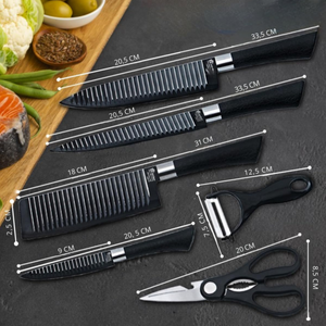 Set Cuchillos Profesional 6pzs Pela Papa