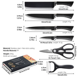 Set Cuchillos Profesional 6pzs Pela Papa