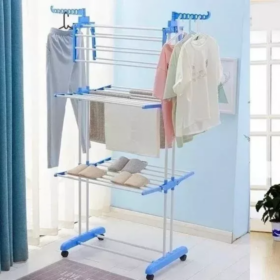 Tendedero De Ropa 3 Niveles Plegable