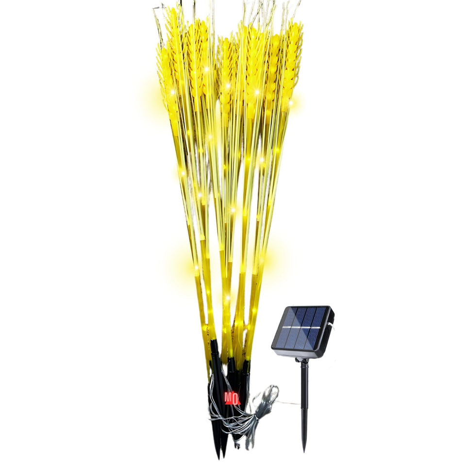 Luces Espiga De Trigo Jardin Solar X10u