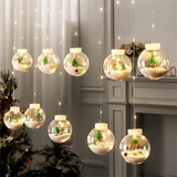 Bolas De Navidad Con Luces Y Figuras X10