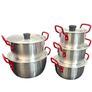 Juego De Ollas Con Oreja Roja x5