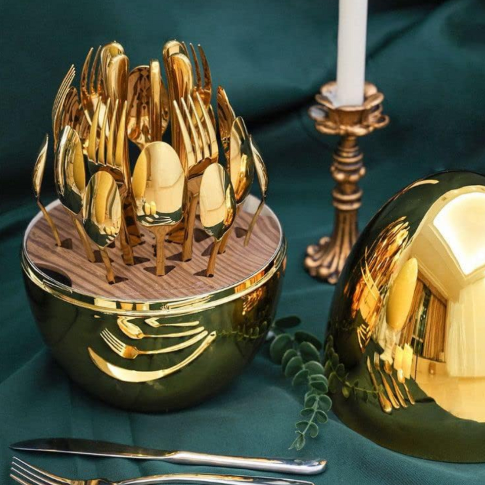 Juego Cubiertos De 24 Piezas Base Huevo