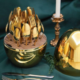 Juego Cubiertos De 24 Piezas Base Huevo