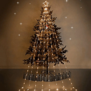 Estrella Cascada de Luces LED Solares