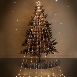 Estrella Cascada de Luces LED Solares