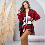 Ruana Tejida En Hilo Dama