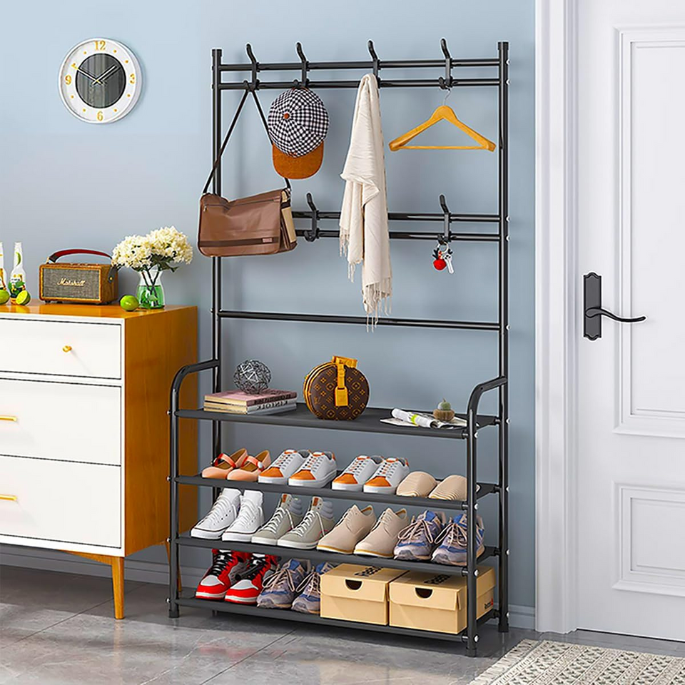 Zapatero Perchero Organizador Multifuncional