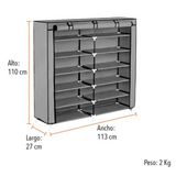 Zapatera Closet 6 Niveles 36