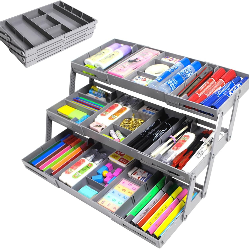 Organizador de cajones expandible 3 niveles