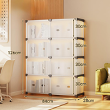Organizador de 8 cubos con puertas