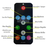 Láser de muñecos de navidad con control remoto