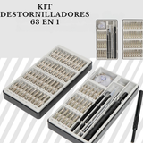 Kit de destornilladores de precisión 63 en 1