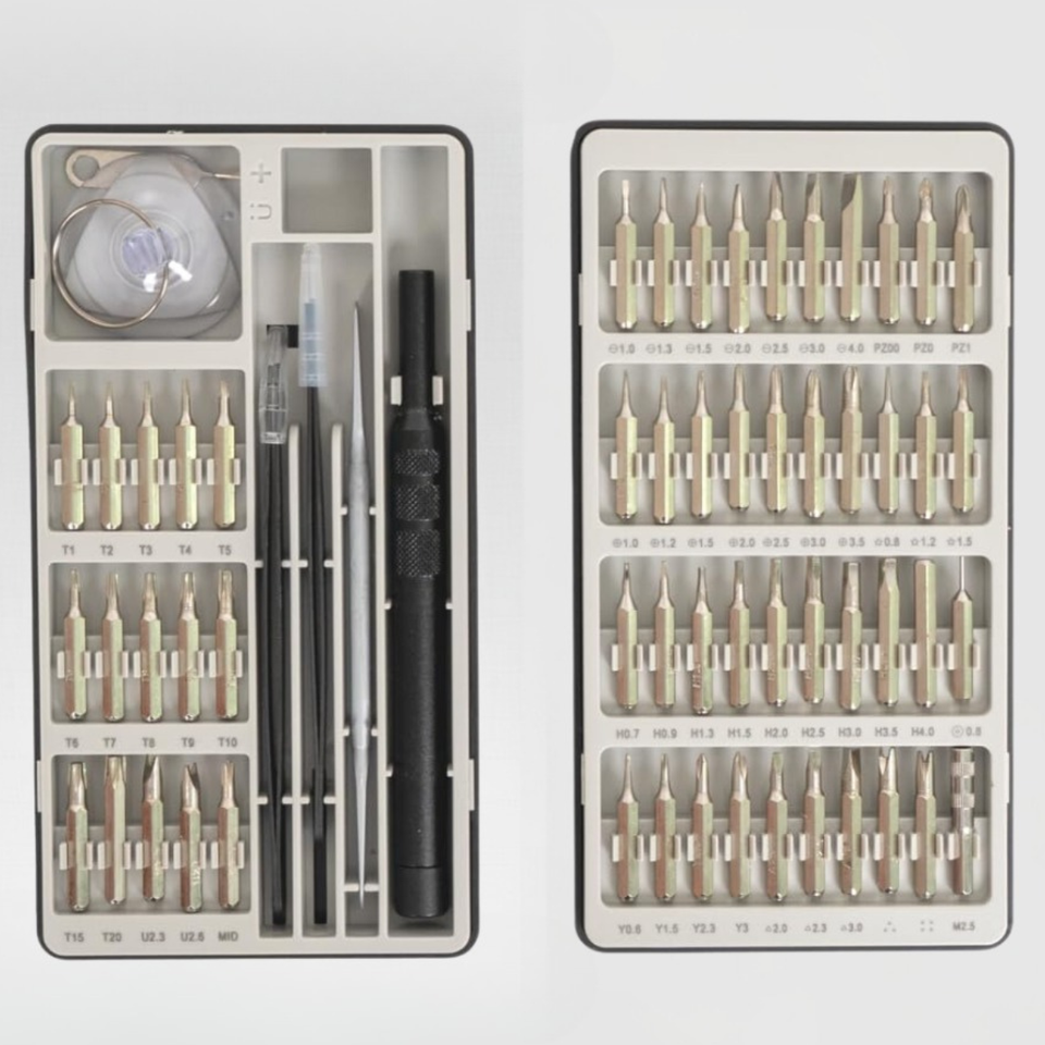 Kit de destornilladores de precisión 63 en 1