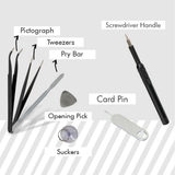 Kit de destornilladores de precisión 63 en 1