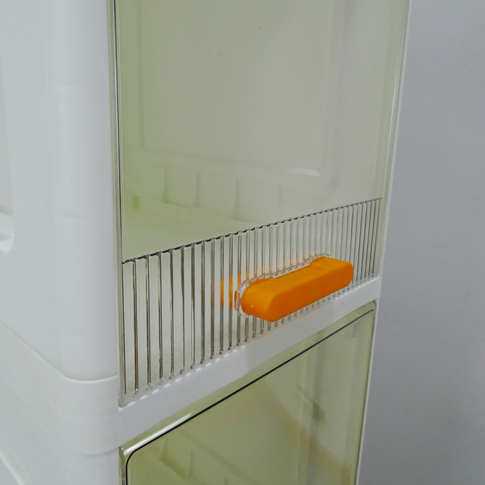Gabinete organizador de 5 niveles con ruedas