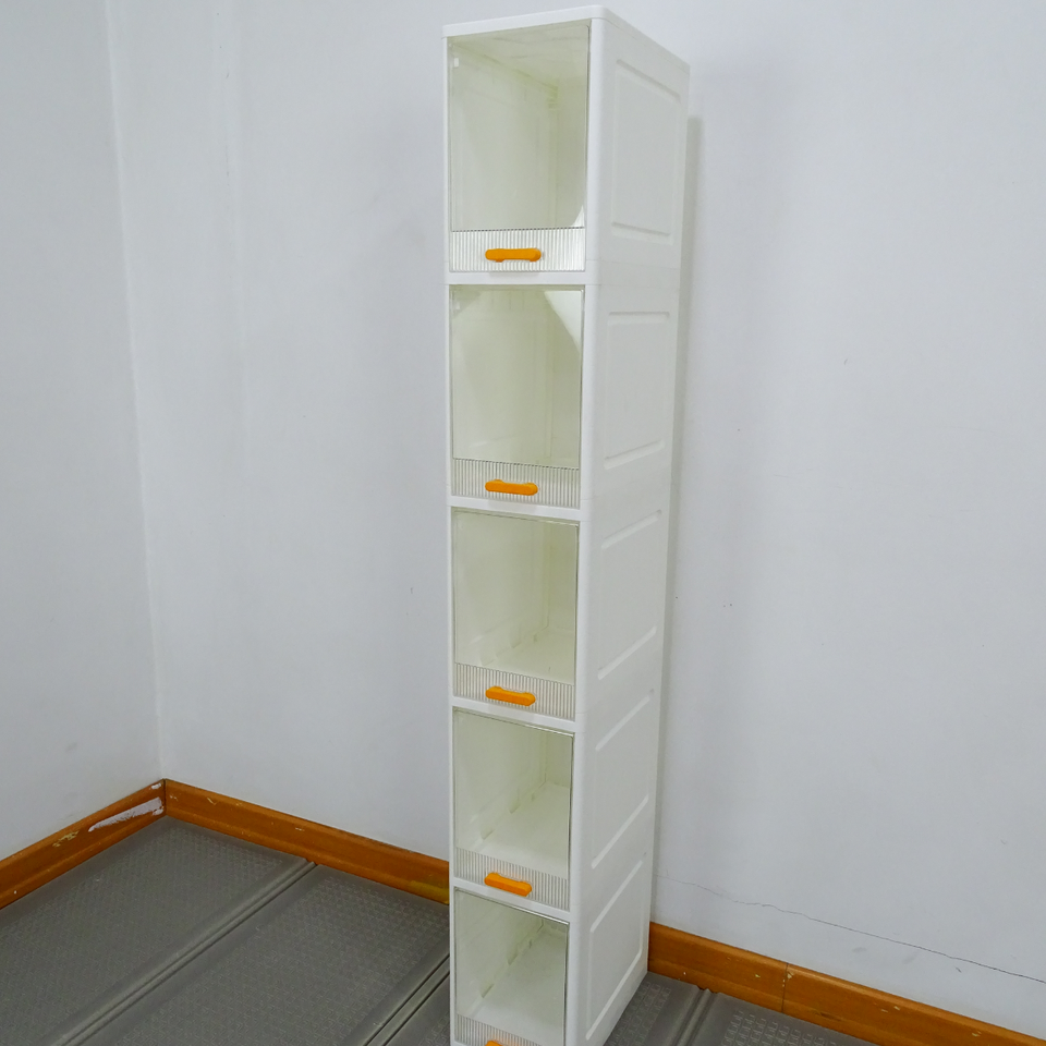 Gabinete organizador de 5 niveles con ruedas