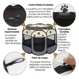 Corral para mascotas plegable y portátil