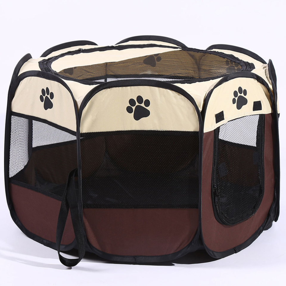 Corral para mascotas plegable y portátil