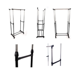 Perchero estante organizador ropa dual