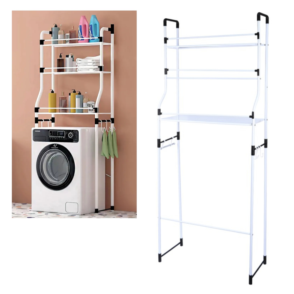 Estante organizador para lavadora