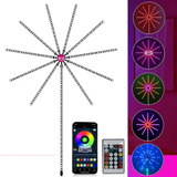 Cinta RGB fuego artificial con control